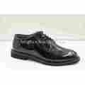 Glazed leather military Officer dress fashion business shoes